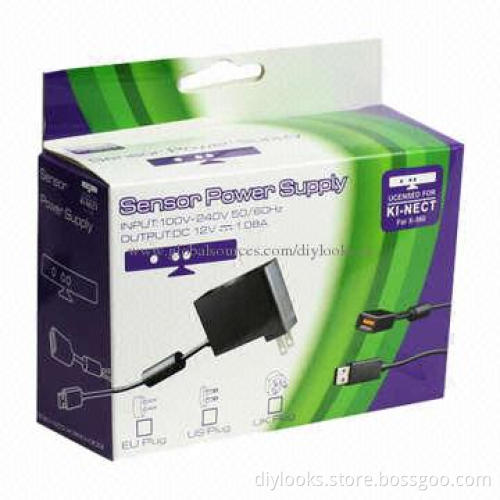 Kinect AC Adapter for XBOX 360 (EU Plug), 100-240V, 50/60Hz Input Voltage